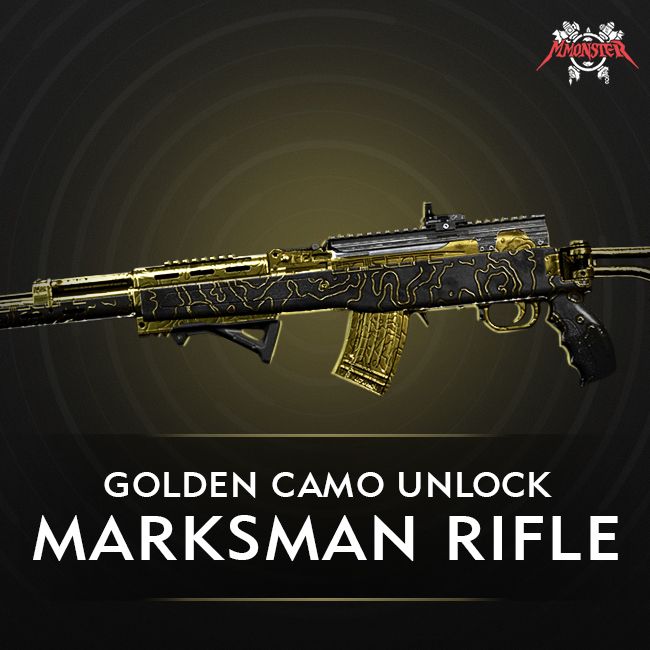 Call of Duty MW Marksman Rifle Gold Camo Unlock Boost CoD Modern Warfare Boosting